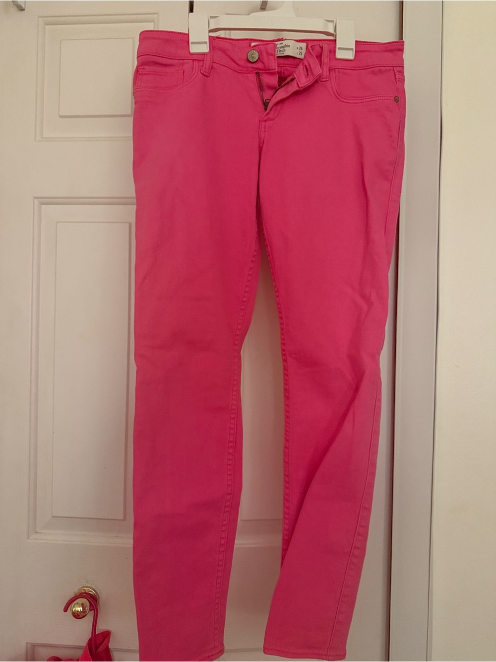 Abercrombie & Fitch Hot Pink Jeans